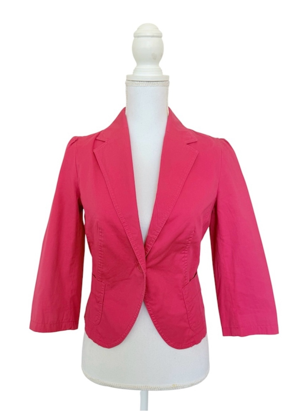ZARA Women’s Hot Pink Blazer Size M - Picture 1 of 4